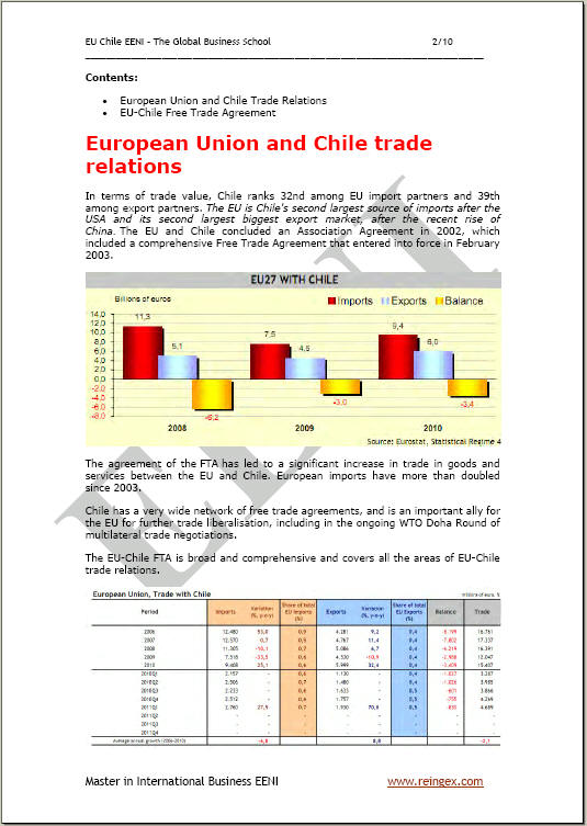 Uni Eropa-Chili Perjanjian perdagangan bebas (Kursus, Magister, Doktor)