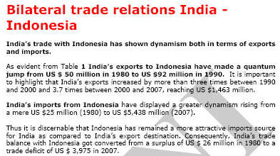 Perjanjian perdagangan bebas India-Indonesia