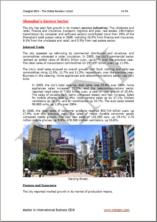 Perdagangan luar negeri dan bisnis Shanghai