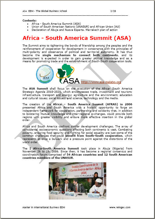 Konferensi Tingkat Tinggi Afrika-Amerika Selatan (ASA)